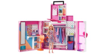 Amazon: Coffret Dressing Deluxe de Barbie avec poupée Barbie blonde (60cm) à 49,99€