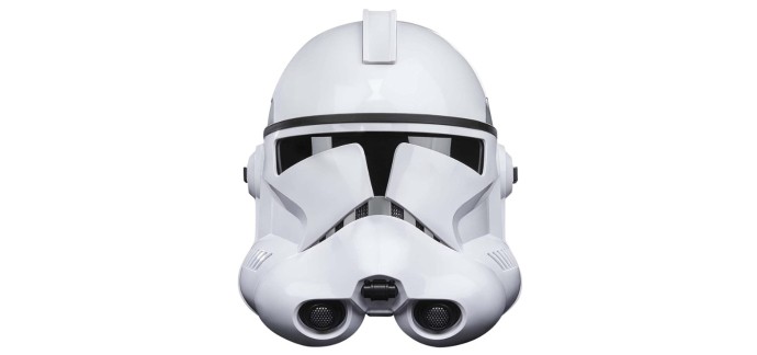 Amazon:  Casque électronique Hasbro Premium Star Wars The Black Series - Clone Trooper Phase II à 119,99€
