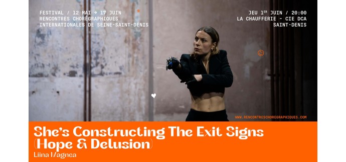 Arte: 1 lot de 2 invitations pour le spectacle "She’s constructing the exit signs" à gagner