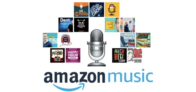 Amazon: Écoutez un podcast sur Amazon Music et recevez 5€