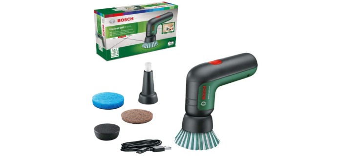 Amazon: Brosse de nettoyage électrique Bosch - UniversalBrush à 35,58€