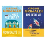 Flammarion: 1 lot de 2 romans de Virginie Grimaldi avec des goodies à gagner