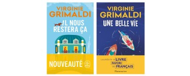 Flammarion: 1 lot de 2 romans de Virginie Grimaldi avec des goodies à gagner