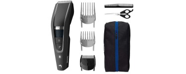 Amazon: Tondeuse Cheveux et Barbe Philips HC5632/15 Series 5000 avec Trousse et Kit Barber à 39,99€