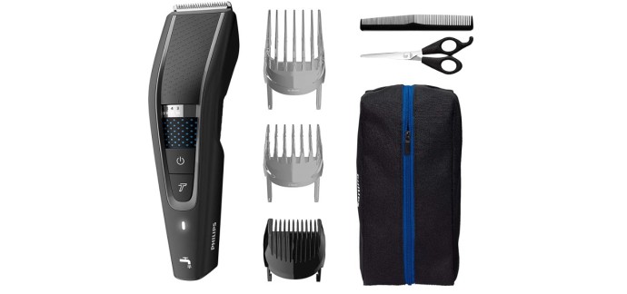 Amazon: Tondeuse Cheveux et Barbe Philips HC5632/15 Series 5000 avec Trousse et Kit Barber à 39,99€