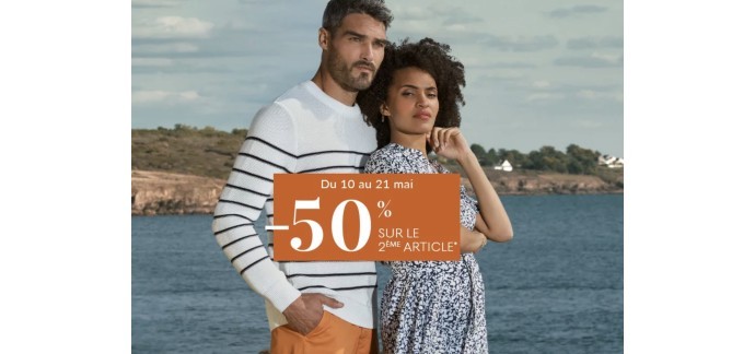 Armor Lux: 50% de réduction sur le 2ème article acheté