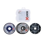 Amazon:  Kit 5 pièces Bosch Accessories avec disques à tronçonner et disques abrasifs X-LOCK à 18,04€