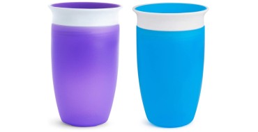 Amazon: Lot de 2 tasses Munchkin 360°  - Bleue/Violette à 19,44€
