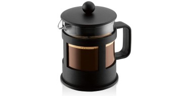 Amazon: Cafetière à piston BODUM 1784-01 KENYA - 4 tasses, 0.5l, Noir à 12,99€