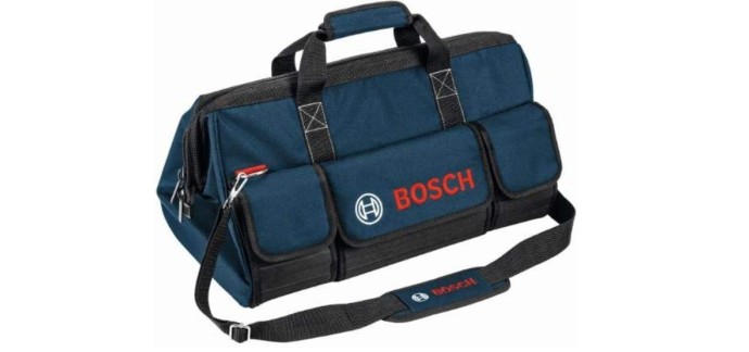 Amazon: Sac à outils Bosch Toolbag - Taille M, Bleu à 27,79€