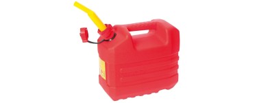 Amazon: Jerrican essence EDA avec Bec Verseur Rigide - 10L, Rouge à 8,52€