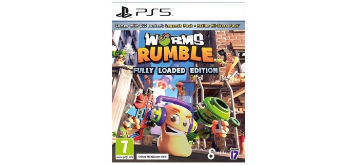 Amazon: Jeu Worms Rumble Fully Loaded Edition sur PS5 à 18,68€