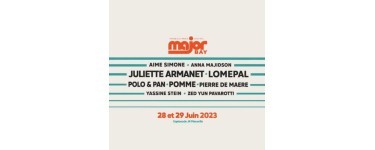 BFMTV: 5 lots de 2 invitations pour le festival "Major Bay" à gagner