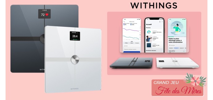 Femme Actuelle: 9 balances Withings à gagner