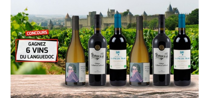 Relais du Vin & Co: 1 coffret de 6 vins du Languedoc à gagner