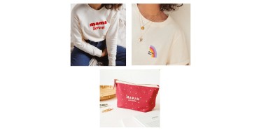 Mondial Relay: 3 sweats "mama love", 10 t-shirts Rainbow "mama love", 30 pochettes "maman adorée" à gagner