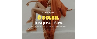 Jef Chaussures: -10% supplémentaires sur les produits Ô Soleil déjà remisés jusqu'à -60%