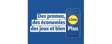 LIDL: 1€ de réduction dès 1€ d'achat via l'application mobile Lidl Plus