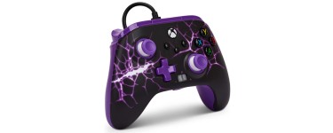 Amazon: Manette câblée PowerA pour Xbox Series X|S - Purple Magma à 19,29€