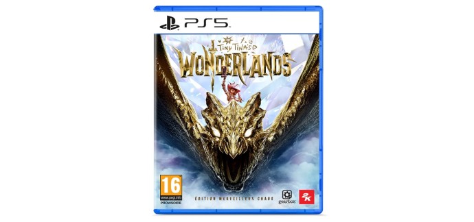 Amazon: Jeu Tiny Tina's Wonderlands Edition Merveilleux Chaos sur PS5 à 29,07€