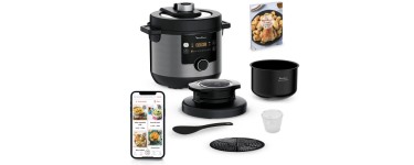 Amazon: Multicuiseur Moulinex Turbo Cuisine & Fry YY4903FB à 178€