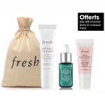 Sephora: Un pochon et ses 3 iconiques format voyage offerts dès 45€ d'achat dans la marque Fresh