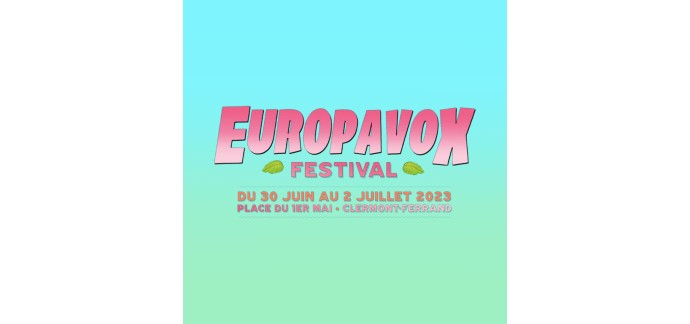 Rollingstone: 2 lots de 2 pass 3 jours pour le festival "Europavox"à gagner