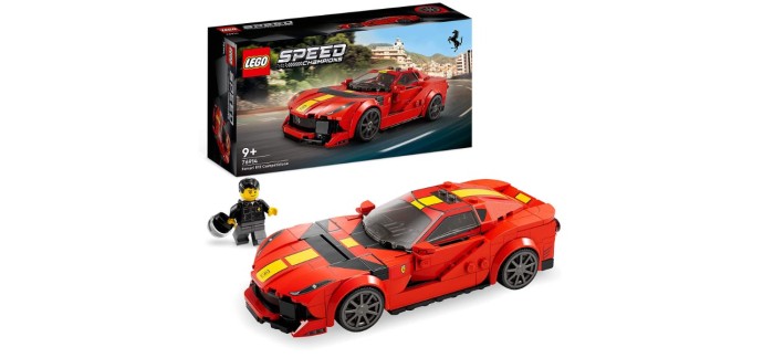 Amazon: LEGO Speed Champions Ferrari 812 Competizione - 76914 à 15,10€