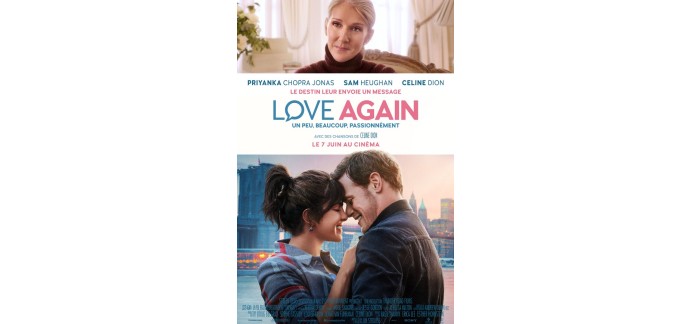 Sony: 10 x 2 places de cinéma pour le film "Love Again : un peu, beaucoup, passionnément" à gagner
