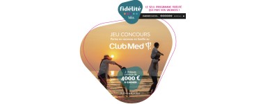 Bréal: 2 chèques cadeaux Club Med de 4000€ à gagner