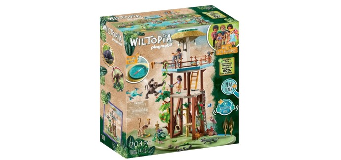 Amazon: Playmobil Wiltopia Tour de recherche avec boussole - 71008 à 49,99€