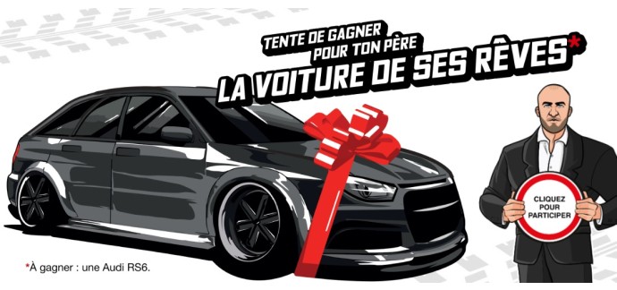 Celio*: 1 voiture Audi RS6 d'occasion à gagner