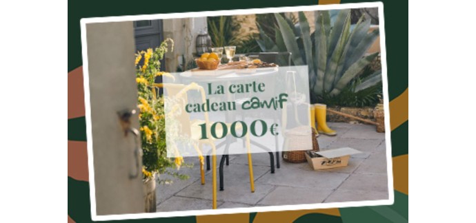 Camif: 1 carte cadeau Camif de 1000€ à gagner