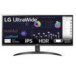 Amazon: Ecran PC Ultra Large 29" LG UltraWide 29WQ60A-B à 179,99€