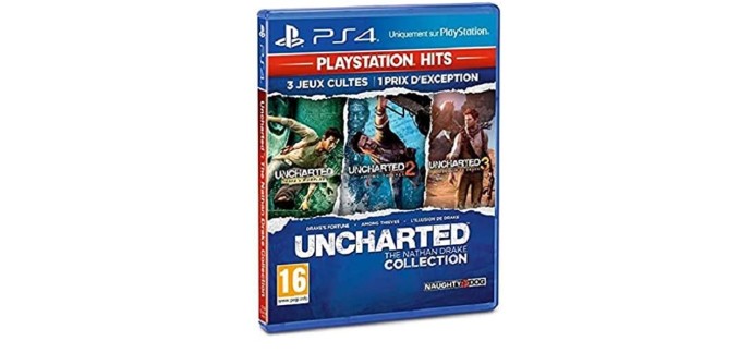 Amazon: Jeu Uncharted : The Nathan Drake Collection sur Ps4 à 8,60€