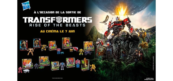 Gaumont Pathé: 70 x 1 lot de plusieurs jouets Transformers à gagner