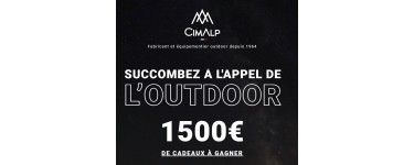 Cimalp: 5 bons d'achat CimAlp de 200€, 5 bons d'achat de 100€ à gagner