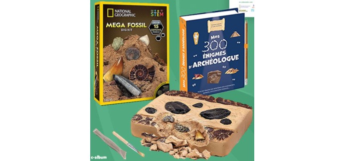 Gulli: 2 x 1 kit de fouille National Geographic" + 1 livre d’archéologue à gagner