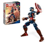 Amazon: LEGO  Marvel La Figurine de Captain America avec Bouclier - 76258 à 27,49€