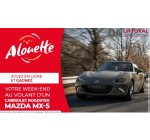 Alouette: 1 location d'une voiture cabriolet roadster Mazda MX-5 pour un week-end à gagner