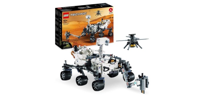 Amazon: LEGO Technic NASA Mars Rover Perseverance, avec AR App Experience - 42158 à 61,96€