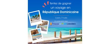 Promovacances: 1 voyage d'une semaine pour 2 personnes en République Dominicaine à gagner