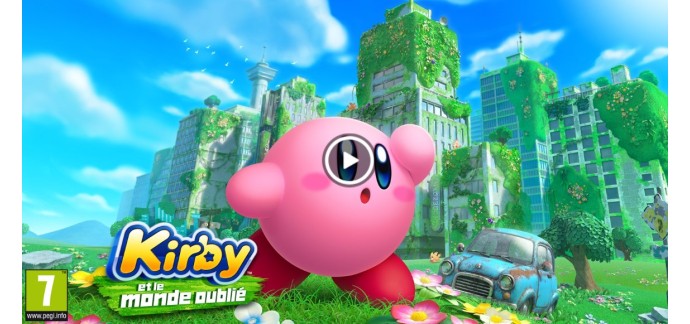 Nintendo: Jeu Kirby et le monde oublié sur Nintendo Switch (dématérialisé) à 39,99€