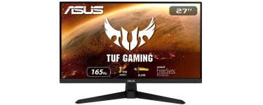 Amazon: Ecran PC Gamer eSport 27" ASUS TUF Gaming VG277Q1A - FHD à 195,88€