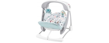 Amazon: Balancelle transat bébé Fisher-Price Deluxe Take-Along Swing & Seat - Pacific Pebble à 37,70€
