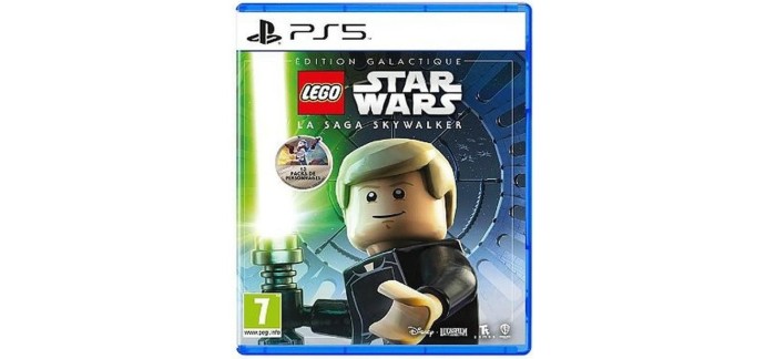 Amazon: Jeu Lego Star Wars : La Saga Skywalker Edition Galactique sur PS5 à 36,41€