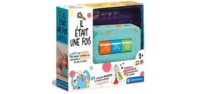 Amazon: Mon conteur d'histoires Clementoni Il était Une Fois à 24,49€