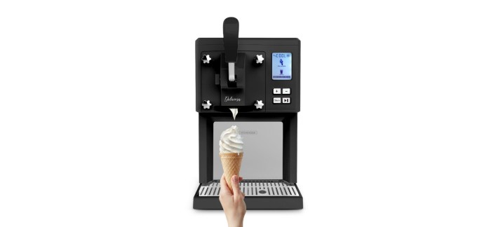 Auchan: Machine à crème glacée KITCHENCOOK DELICIOSA - Noir à 319€