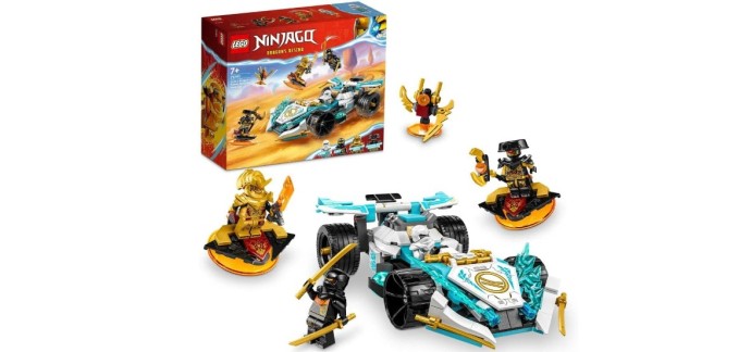 Amazon: LEGO Ninjago La Voiture de Course Spinjitzu : Le Pouvoir du Dragon de Zane - 71791 à 29,99€