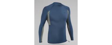 Decathlon: Tee shirt anti uv surf Olaian Top 500 manches longues Green à 10€